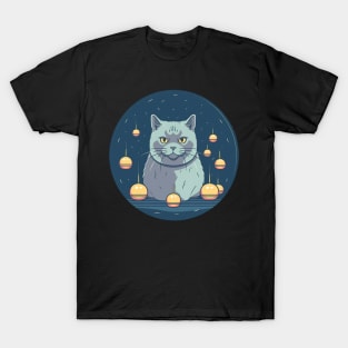 British Shorthair Cat Xmas Ornament, Love Cats T-Shirt